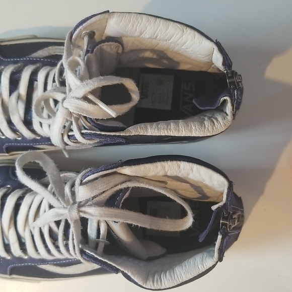 Unisex High Top Blue Vans - Picture 8 of 10
